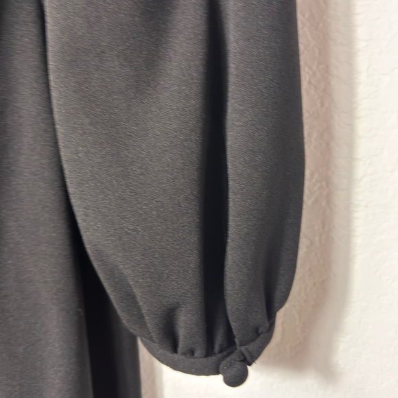 CALVIN KLEIN BLACK MOCK NECK KEYHOLE WOMEN DRESS SIZE 6 BRAND NEW WITH TAGS - Picture 4 of 6